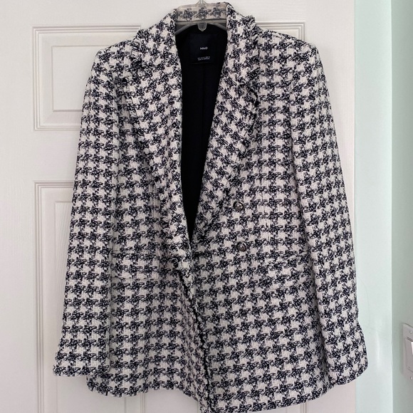 Mango Tweed Blazer - Picture 1 of 4